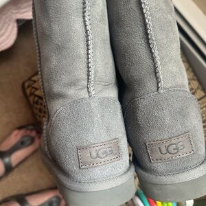 UGG Grey Suede Boots